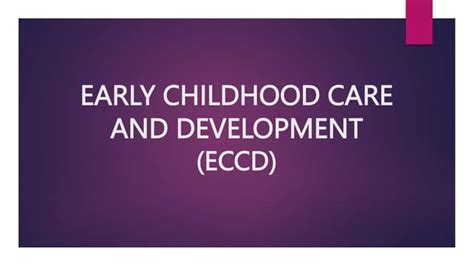 eccd log in|Early Childhood Care and Development (ECCD) .